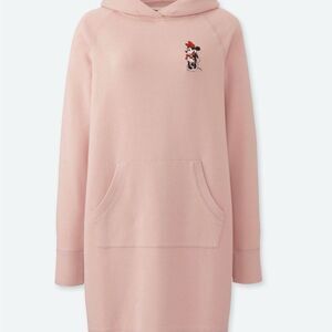 Uniqlo Disney Women's Pink Hoodie Sweater Gem